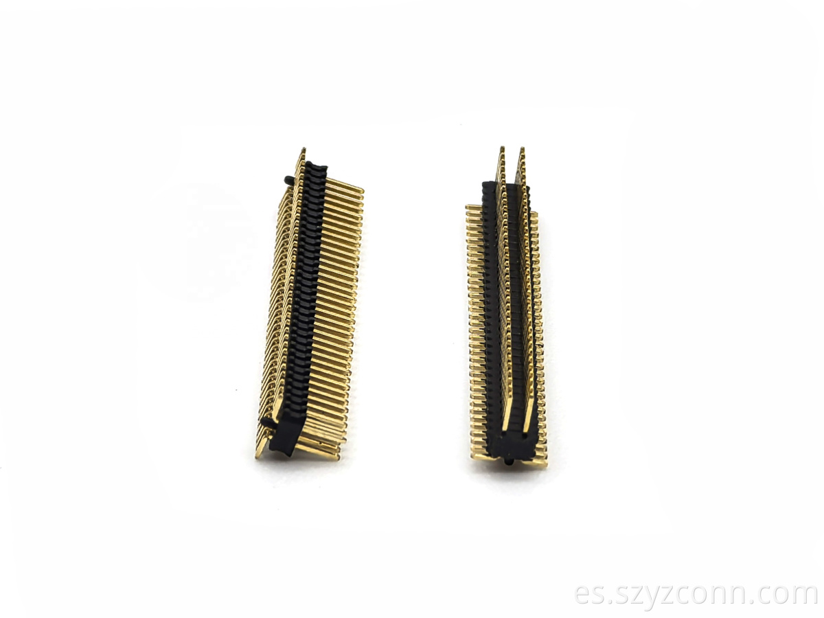 Cabezal de pasador de paso de 0,8 mm 0.8mm Pitch Pin header